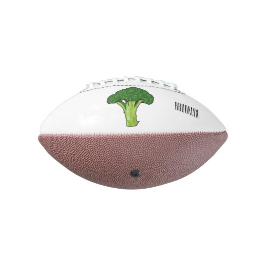 Ballon De Foot Illustration de Broccoli (Tourné à 270°)