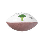 Ballon De Foot Illustration de Broccoli (Tourné à 90°)