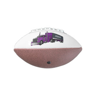 Ballon De Foot Illustration de camion semi-remorque