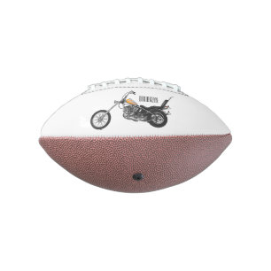 Ballon De Foot Illustration de Chopper Motorcycle 1950