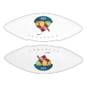 Ballon De Foot Illustration de crème glacée (Panneaux)