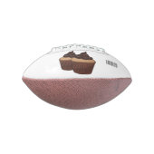 Ballon De Foot Illustration de Cupcake (Tourné à 90°)