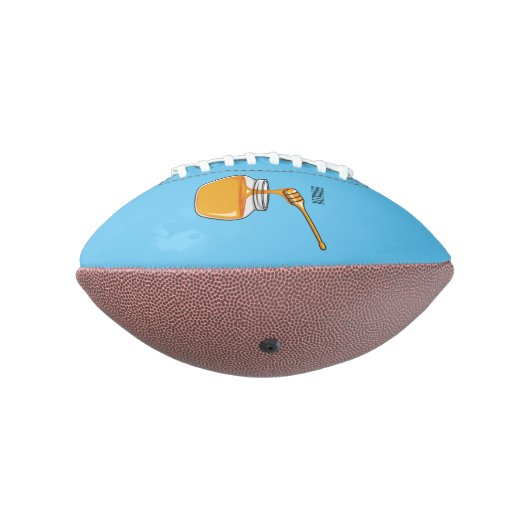 Ballon De Foot Illustration de dessin sur le miel (Tourné à 270°)