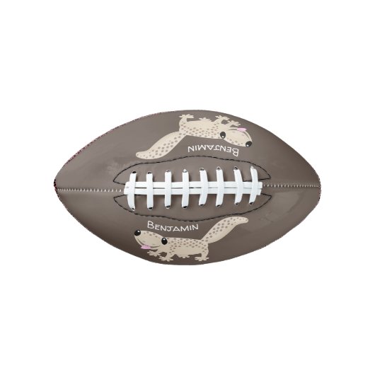 Ballon De Foot Illustration de gecko tan tan mignon (Devant)