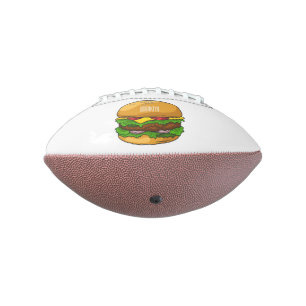 Ballon De Foot Illustration de Hamburger
