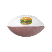 Ballon De Foot Illustration de Hamburger (Tourné à 90°)