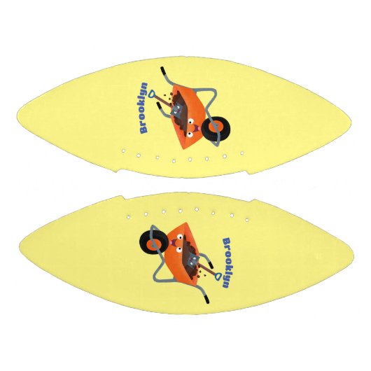 Ballon De Foot Illustration de la brouette en brouette orange trè (Panneaux)