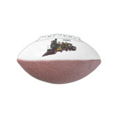 Ballon De Foot Illustration de la locomotive à vapeur (Tourné à 90°)