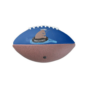Ballon De Foot Illustration de la pêche à l'ourson