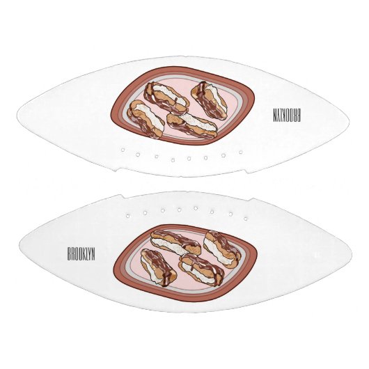 Ballon De Foot Illustration de l'éclair de chocolat (Panneaux)