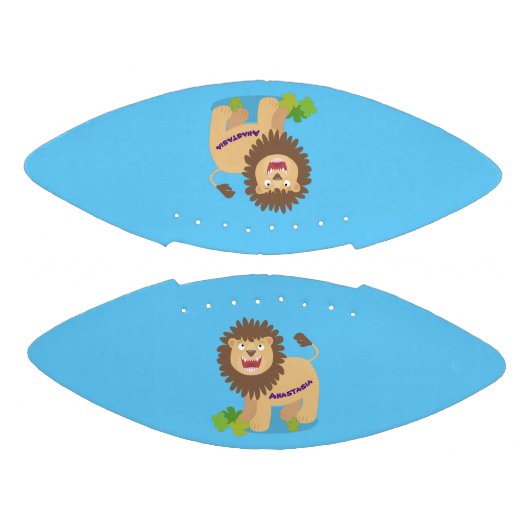 Ballon De Foot Illustration de l'effervescence de lions heureux (Panneaux)