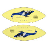 Ballon De Foot Illustration de l'hélicoptère de police (Panneaux)