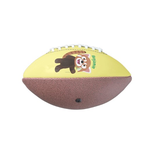 Ballon De Foot Illustration de panda rouge mignon (Tourné à 270°)