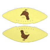 Ballon De Foot Illustration de poulet à la polis chamois (Panneaux)