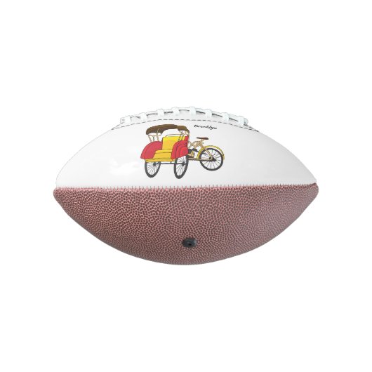 Ballon De Foot Illustration de pousse-pousse pédicab (Tourné à 270°)