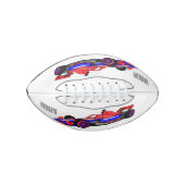Ballon De Foot Illustration de voiture de course professionnelle (Devant)