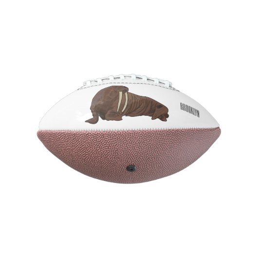 Ballon De Foot Illustration de Walrus (Tourné à 270°)