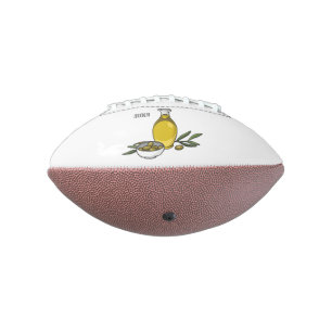 Ballon De Foot Illustration d'huile d'olive