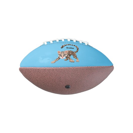 Ballon De Foot Illustration d'ocelot mignon (Tourné à 270°)