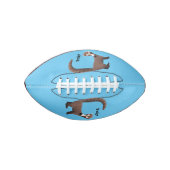 Ballon De Foot Illustration drôle curieuse de dessin animé de coa (Devant)