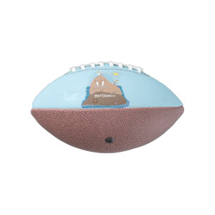 Ballon De Foot Illustration drôle de morse joyeux