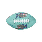Ballon De Foot Illustration drôle de piranha affamée (Devant)