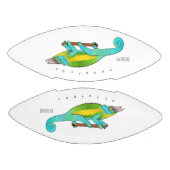 Ballon De Foot Illustration du caméléon de Jackson (Panneaux)