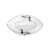 Ballon De Foot Illustration du canard de Majard (Devant)