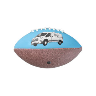 Ballon De Foot Illustration du fourgon de livraison