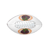 Ballon De Foot Illustration du pudding de Noël (Devant)