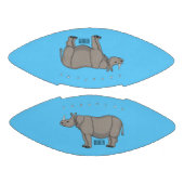 Ballon De Foot Illustration du rhinocéros de Javan (Panneaux)