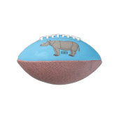 Ballon De Foot Illustration du rhinocéros de Javan (Tourné à 90°)