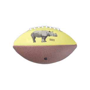 Ballon De Foot Illustration du rhinocéros de Javan