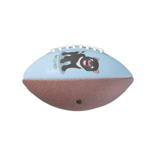 Ballon De Foot Illustration d'un diable de Tasmanie affamé