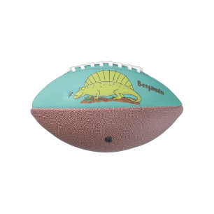 Ballon De Foot Illustration d'un dimétrodon vert mignon
