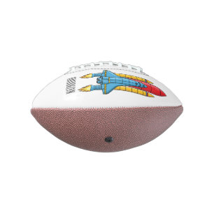 Ballon De Foot Illustration d'un vaisseau de fusées