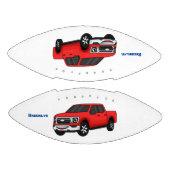 Ballon De Foot Illustration d'une camionnette rouge mou (Panneaux)