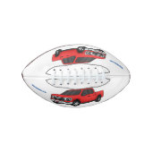 Ballon De Foot Illustration d'une camionnette rouge mou (Devant)