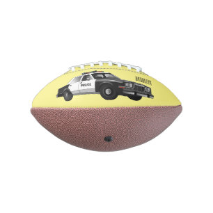 Ballon De Foot Illustration d'une voiture de police