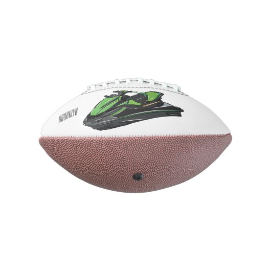 Ballon De Foot Illustration Jet ski (Tourné à 270°)