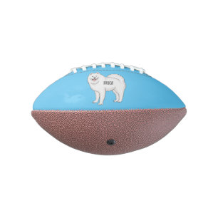 Ballon De Foot Illustration Samoyed dog