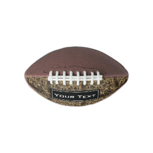 Ballon De Foot Impression Snack Brown