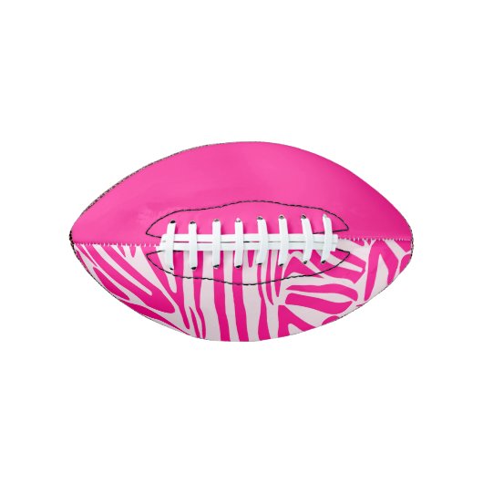 Ballon De Foot Impression zèbre rose (Devant)