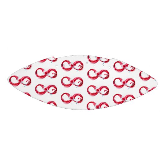 Ballon De Foot Infini avec du vin rouge (Panneau)