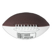 Ballon De Foot Initiales minimes modernes et logo de nom (Devant)
