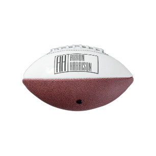 Ballon De Foot Initiales minimes modernes et logo de nom