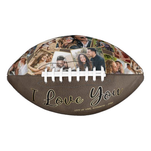 Ballon De Foot Je t'aime Valentines Keepsaké (Devant)