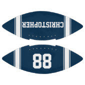 Ballon De Foot Jersey bleu et blanc (Panneaux)