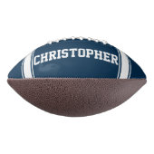 Ballon De Foot Jersey bleu et blanc (Tourné à 90°)