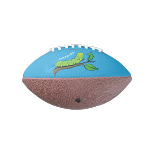 Ballon De Foot Joli dessin animé de chenille verte mignonne